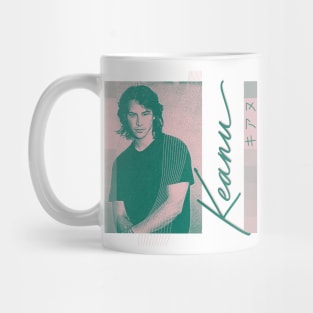 キアヌ KEANU REEVES 90s Aesthetic Fan Design Mug